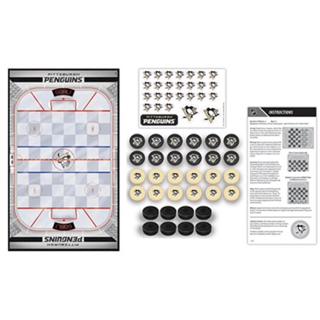 Masterpieces Pittsburgh Penguins Checkers Puzzle 41495